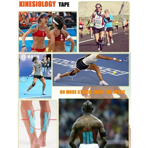 چسب عضله ورزشی کنزو تیپ kinesiology tape