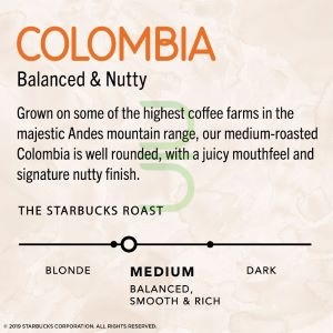 قهوه فوری استارباکس کلمبیا