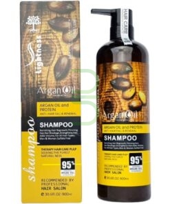 شامپو تقویت کننده لایتنس حاوی روغن آرگان مناسب موی آسیب دیده ا lightnes shampoo argan oil