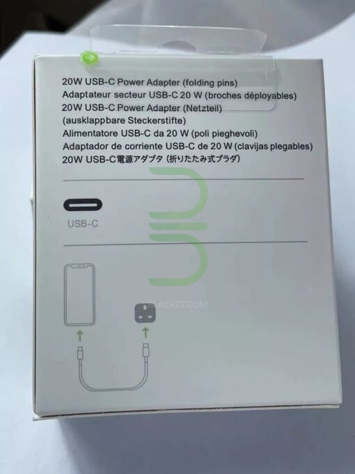 آداپتور شارژر 20 وات اپل | Apple 20W USB-C Power Adapter P/A