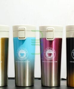 تراول ماگ استیل 500 میلی لیتر دو رنگ | Travel Mug Coffee