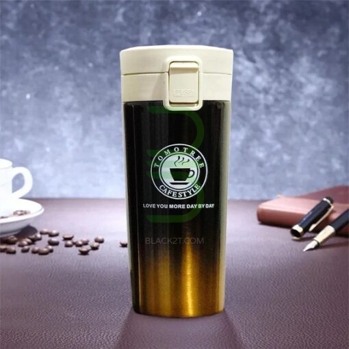 تراول ماگ استیل 500 میلی لیتر دو رنگ | Travel Mug Coffee