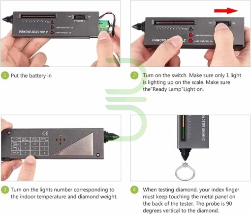 دستگاه سختی سنج سنگ قیمتی مدل Diamond Selector II 2 1