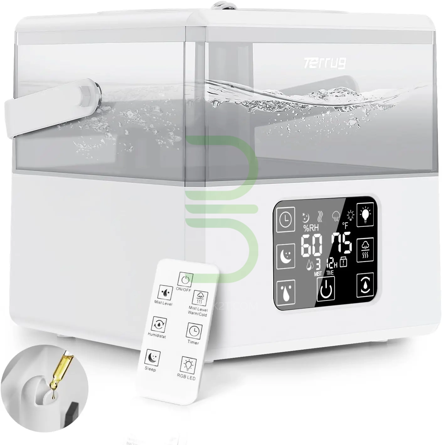 بخور سرد و گرم 6 لیتری مدل HU2201W(کیفیت بالا) 7 روز گارانتی تعویض 3 بخور سرد و گرم 6 لیتری 4