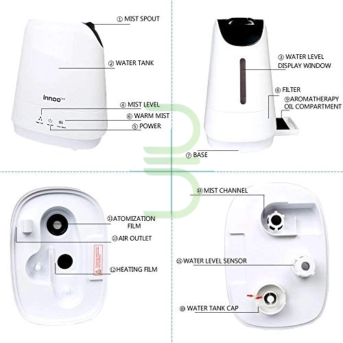 بخور سرد و گرم مدل JS420 2 دستگاه بخور سرد و گرم مدل JS420 8
